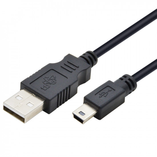 Cable USB - mini USB 3 m black