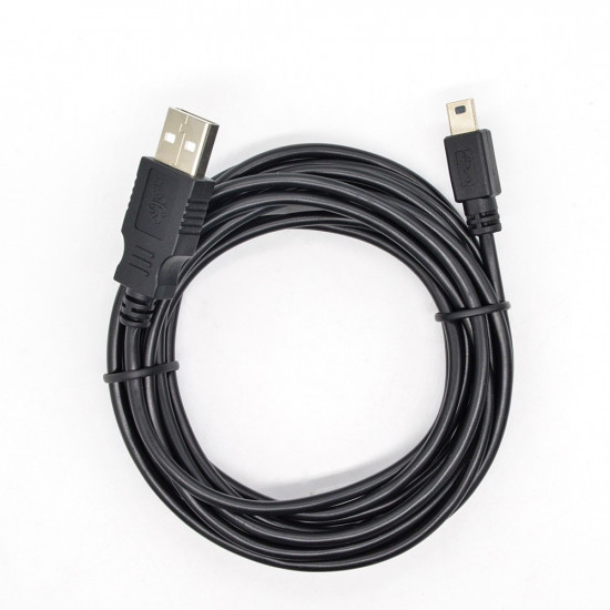 Cable USB - mini USB 3 m black