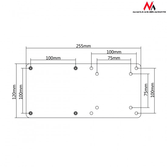 Adapter VESA MC-721 mini-computers NUC MAC