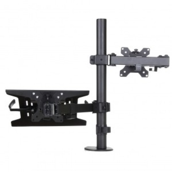 Desk holder for LED/LCD 13-32 monitor + L-24 notebook