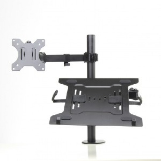 Desk holder for LED/LCD 13-32 monitor + L-24 notebook