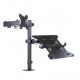 Desk holder for LED/LCD 13-32 monitor + L-24 notebook