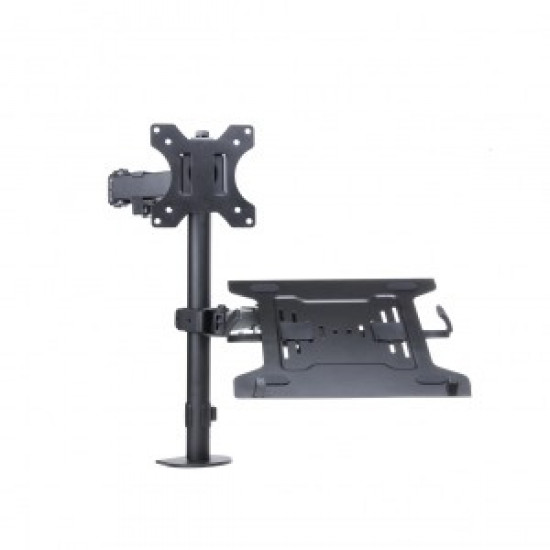 Desk holder for LED/LCD 13-32 monitor + L-24 notebook