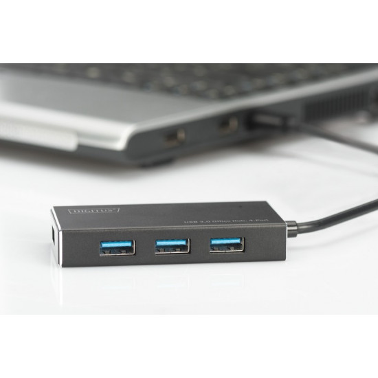 Hub 4-port USB 3.1 Power Supply aluminum