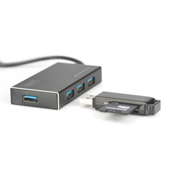 Hub 4-port USB 3.1 Power Supply aluminum