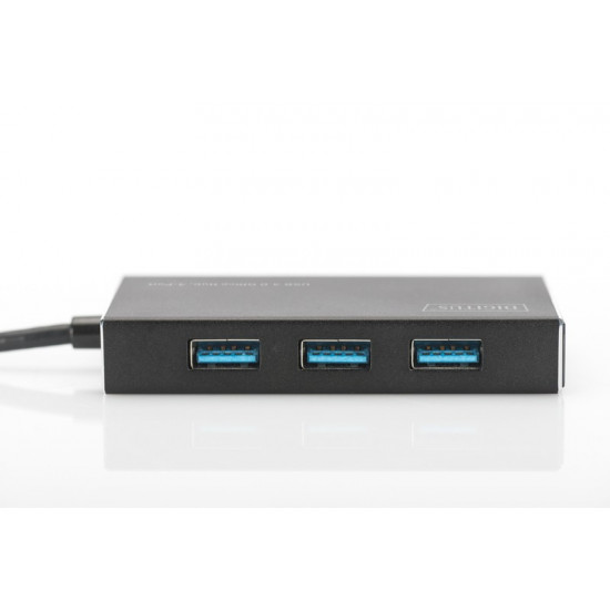 Hub 4-port USB 3.1 Power Supply aluminum