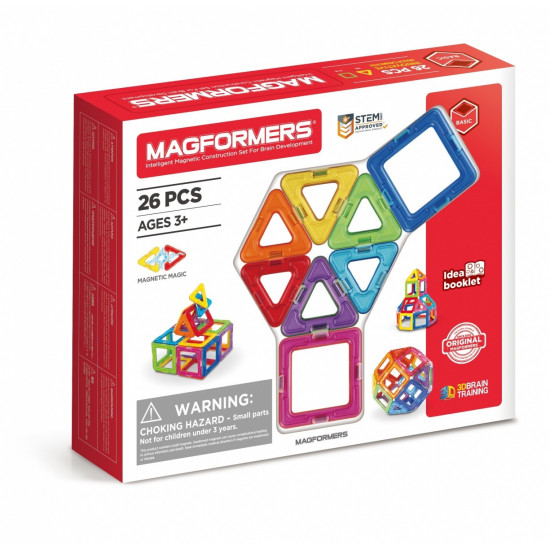 Magnetic blocks basic 26 pieces