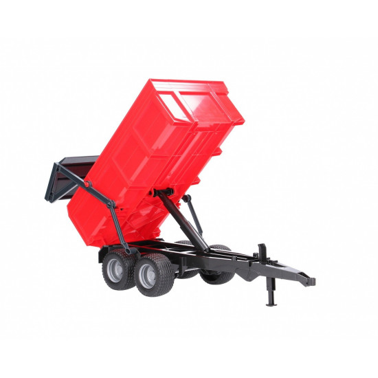 Tipping trailer red