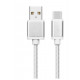 Cable USB - USB C cable 2 m silver