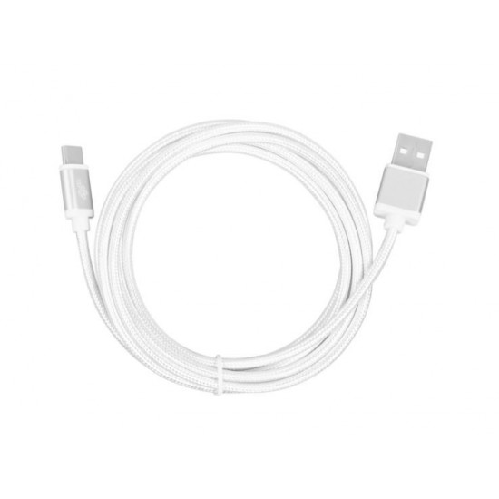 Cable USB - USB C cable 2 m silver