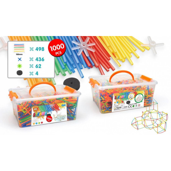 Askato Blocks - Little Straws 1000 pcs