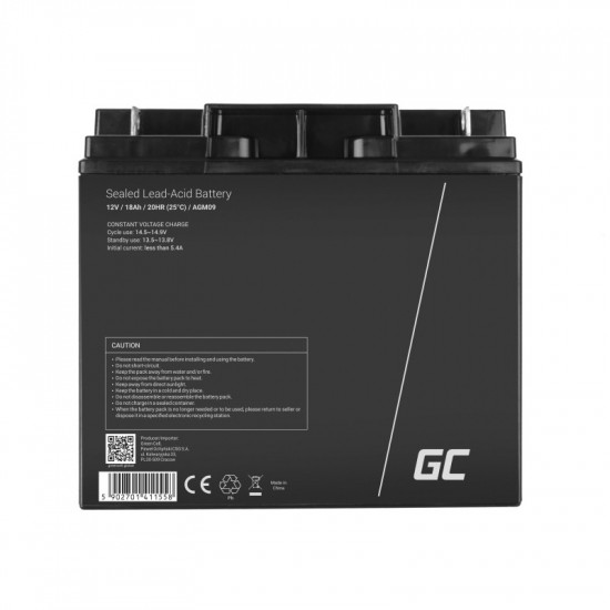 Battery AGM GC 12V 18Ah