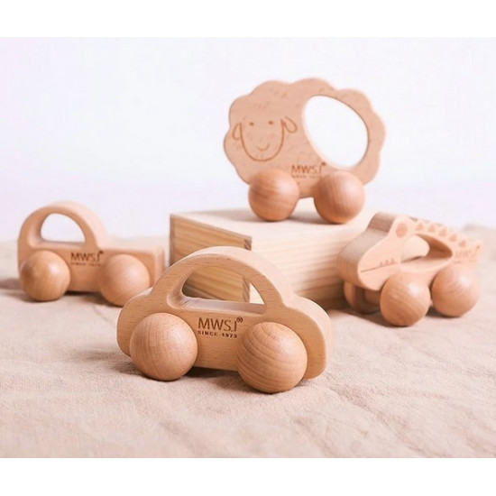 Wooden Grasping cars Taxi