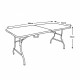 Folding catering garden table GreenBlue GB370