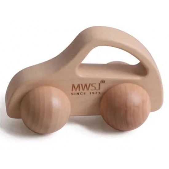 Wooden grasping car Race car