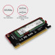 PCEM2-S PCI-E 3.0 16x - M.2 SSD NVMe, up to 80mm SSD, low profile, cooler