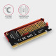 PCEM2-S PCI-E 3.0 16x - M.2 SSD NVMe, up to 80mm SSD, low profile, cooler