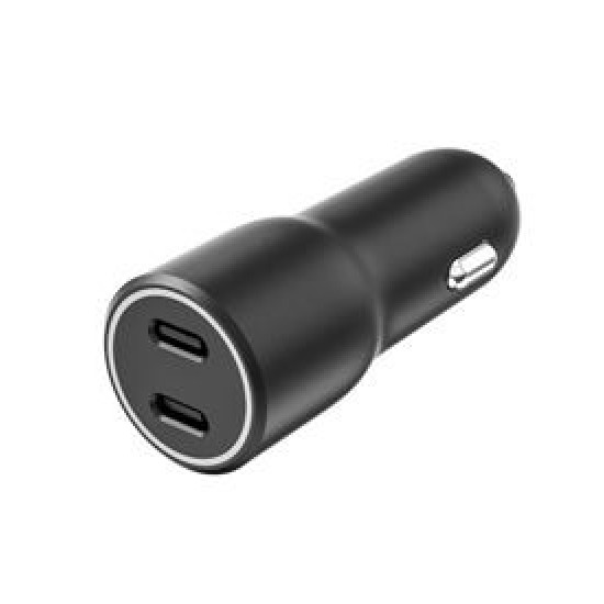 Car charger 2xUSB C 45W Power Delivery