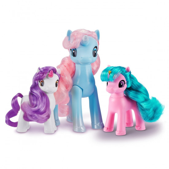 Figures Shiny unicorn cartoon 6 pcs