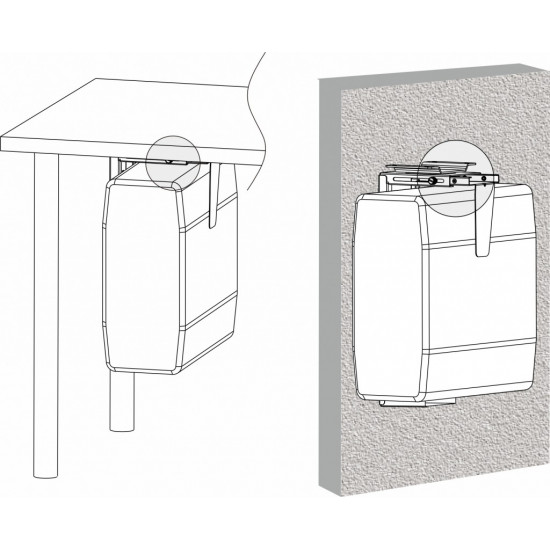 ART desktop holder for PC case M-01