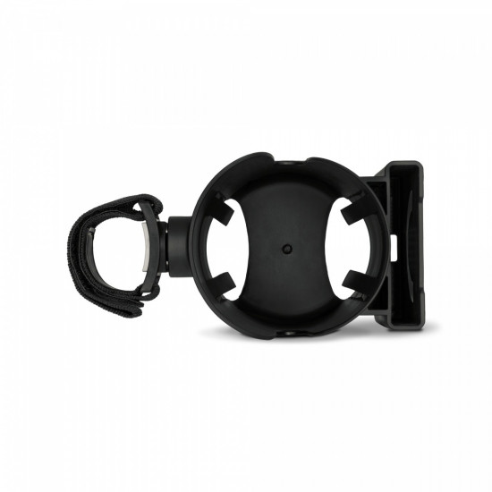 Holder for cup and smatphone Ove Black Carbon