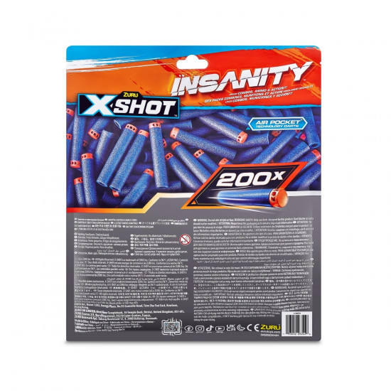 Darts Insanity 200 pcs Foilbag