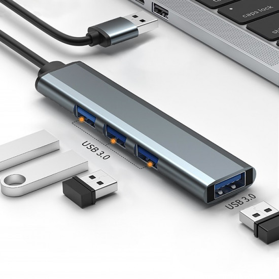 HUB adapter USB 3.0 4in1, 4x USB 3.0