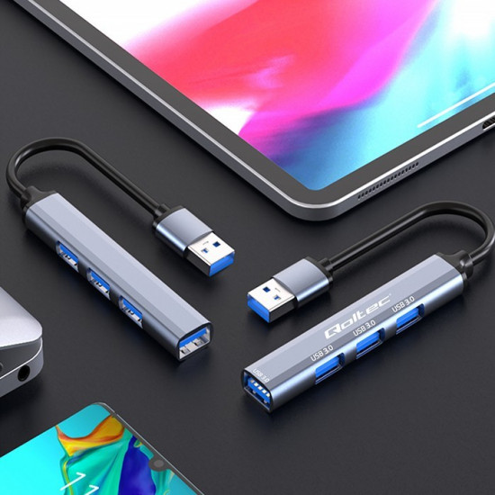 HUB adapter USB 3.0 4in1, 4x USB 3.0