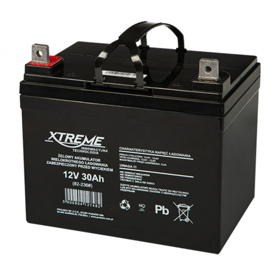 Gel battery 12V 30Ah XTREME