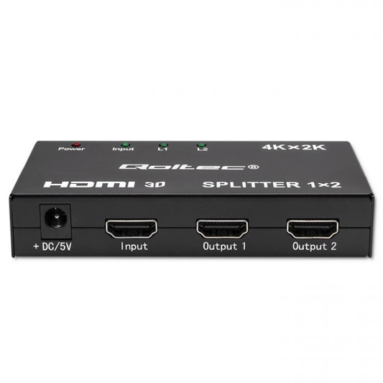 Active HDMI Splitter 2 x HDMI 4Kx2K, 3.4bps