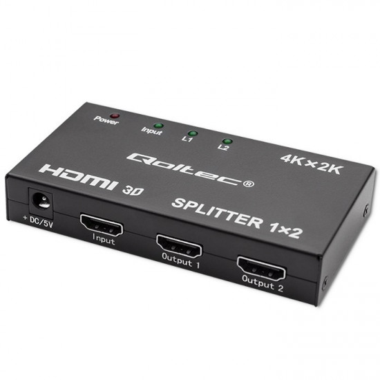 Active HDMI Splitter 2 x HDMI 4Kx2K, 3.4bps