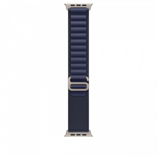 Navy Alpine Loop 49 mm - M - Natural Titanium Finish