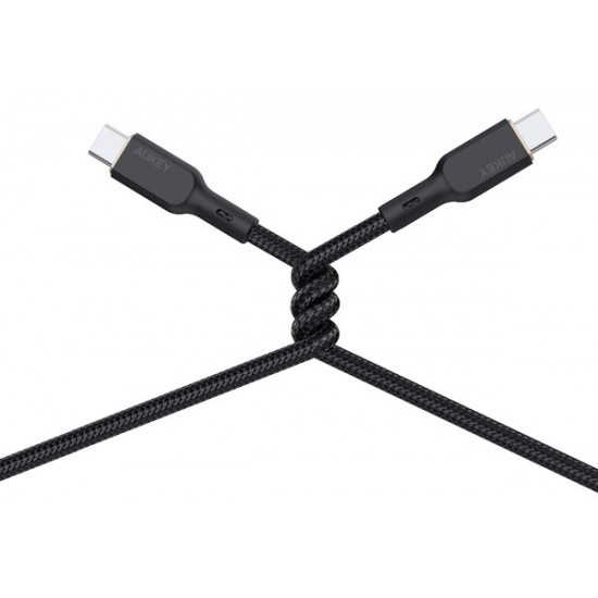 AUKEY CB-KCC101 Nylon C able USB C - USB C 1m