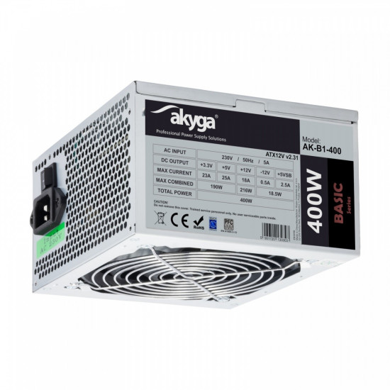 AK-B1-400 ATX 400 POWER SUPPLY