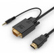 Adapter HDMI to VGA mini Jack 1.8 m black