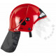 Fire helmet with quick