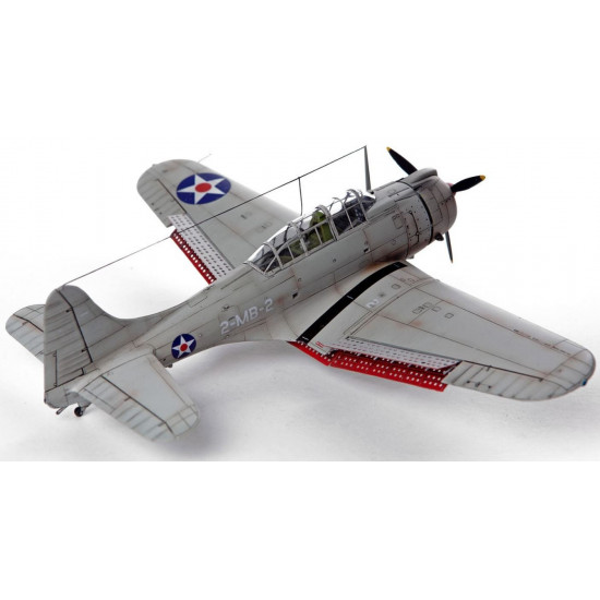 Plastic model USN SBD-1 Pearl Harbour