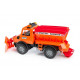 Mercedes-Benz Unimog snow blower and gritter vehicle