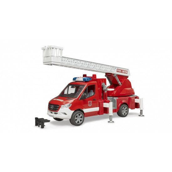 Fire truck Mercedes Benz Sprinter with ladder and lights