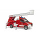 Fire truck Mercedes Benz Sprinter with ladder and lights