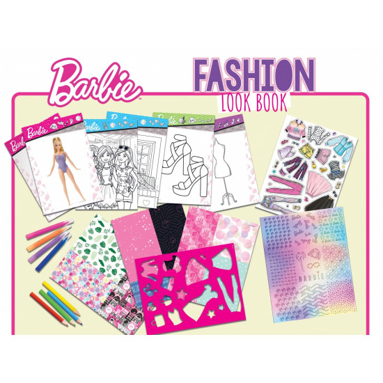 Barbie Sketch book fashion look