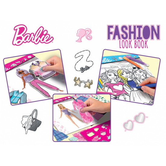 Barbie Sketch book fashion look