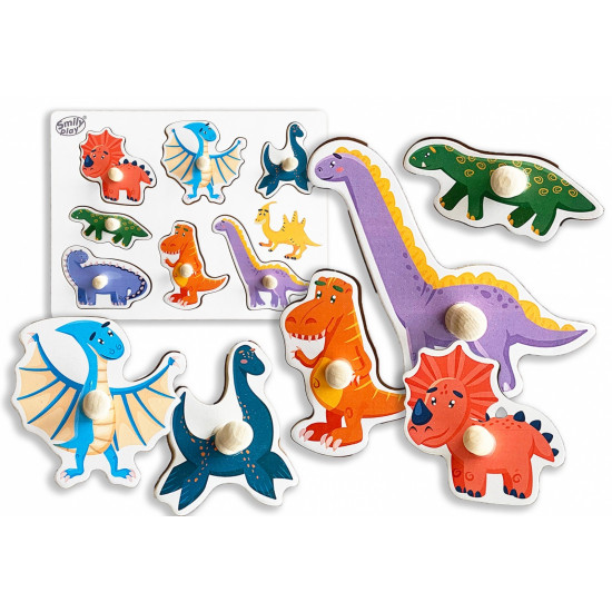 Wooden puzzle Dinosaurs