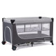 Travel Cot LEODY gray