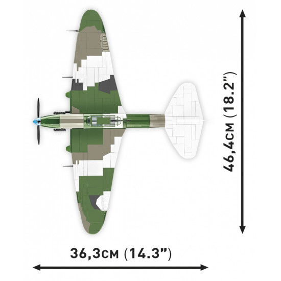 Blocks Historical Collection WWII Ilyushin IL-2 1943 643 blocks