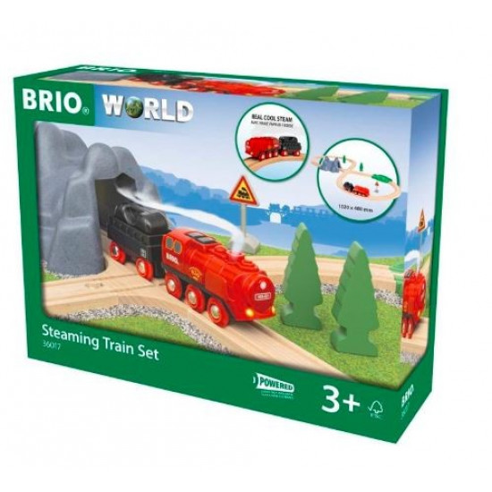 Battery operated steam train set