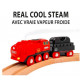 Battery operated steam train set