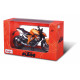 Metal model KTM 1290 Super Bike with base 1/12