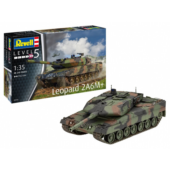 Plastic model Leopard 2 A6M+ 1/35