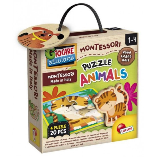 Montessori Wooden puzzle with animals